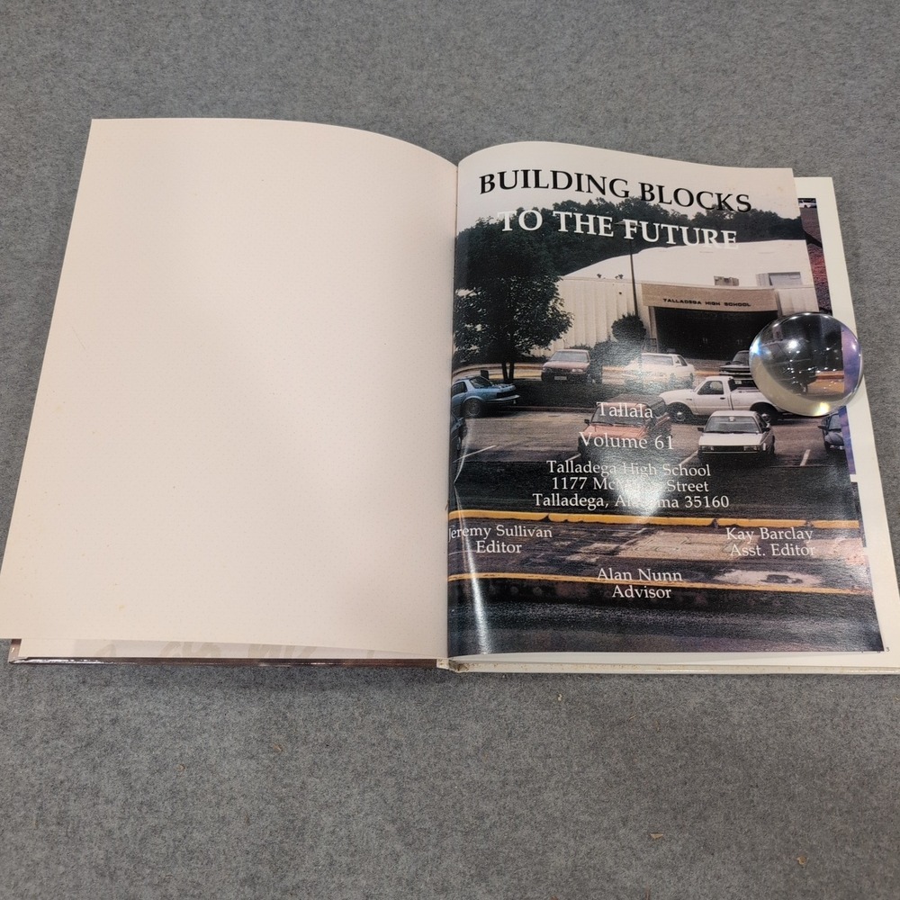 Talladega High School 1998 Yearbook Tallala Vol 61 Alabama Vintage Hardcover - Picture 3 of 3